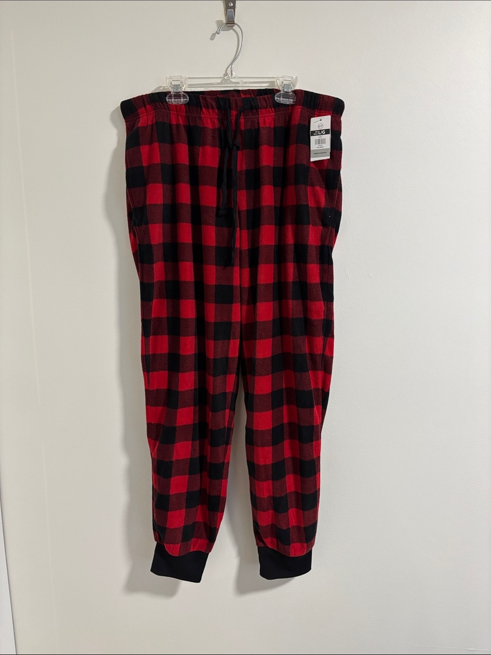 Carisma NWT Red & Black Plaid Women's Lounge Pants Size L